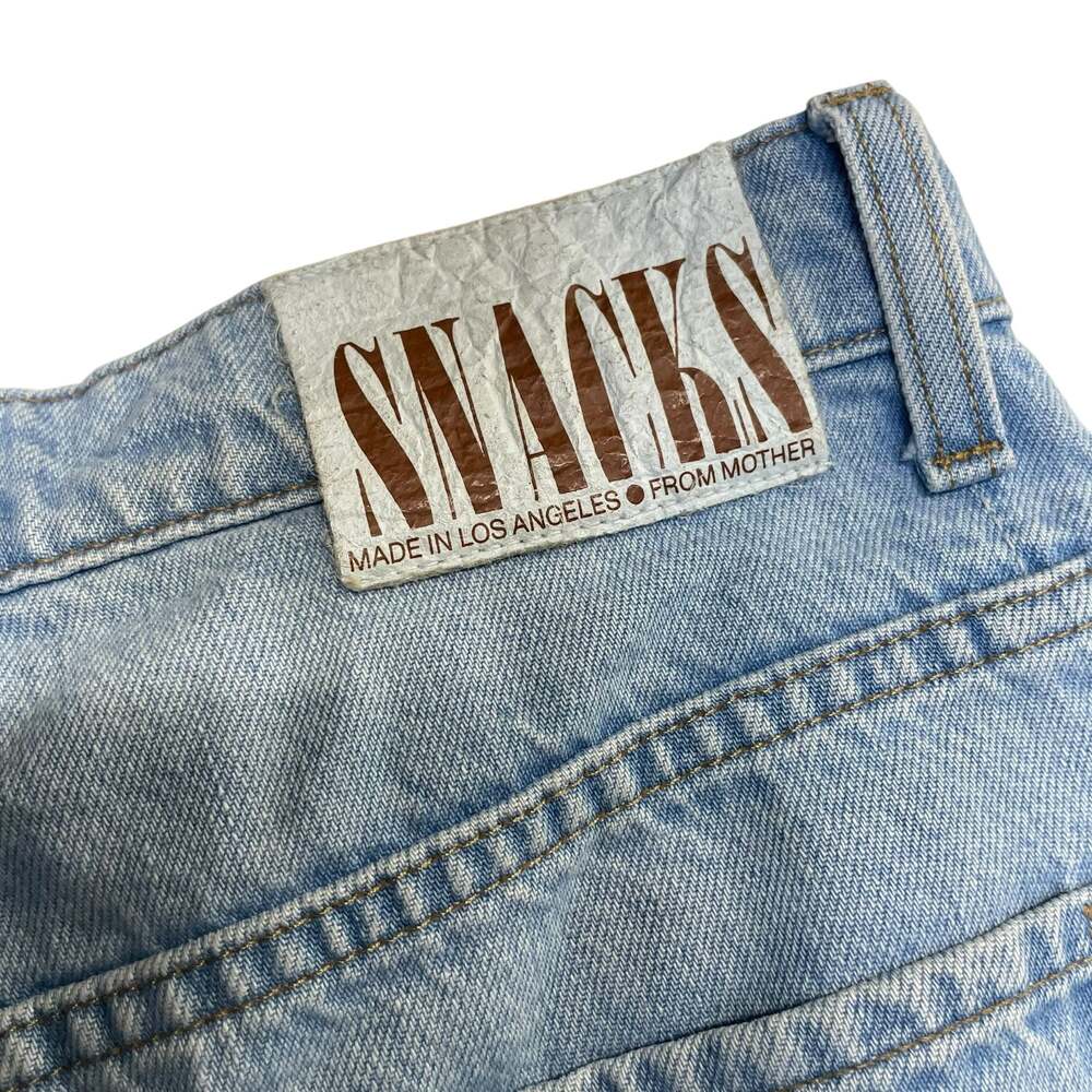 Snacks Mother Jeans Women’s 28 Light Wash High Rise Straight Leg Denim - Picture 13 of 13